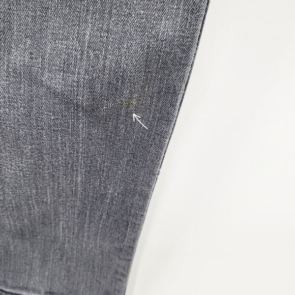 Hudson Charcoal Gray Jeans Slim Straight Leg 5-Pockets Zip Button Fly Women's 27 - Picture 6 of 10
